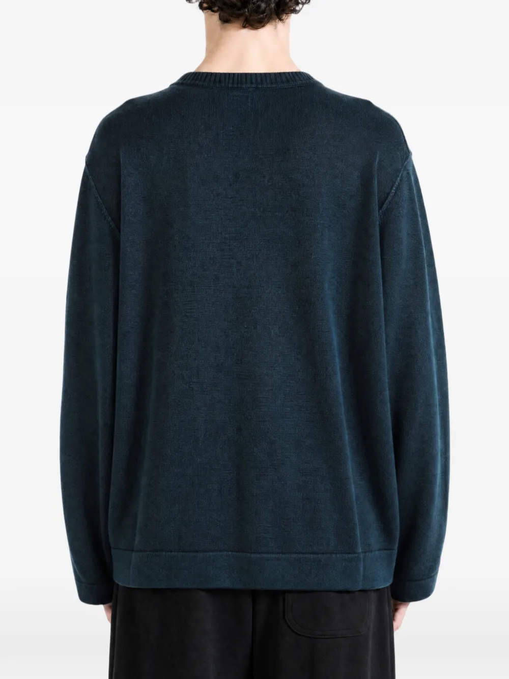 C.P. Company Lens-detail sweater Blauw