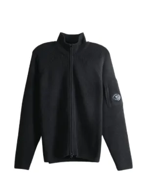 Stone Island ジップアップ セーター | ブラック | FARFETCH JP