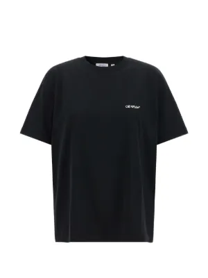 Balenciaga logo-embroidered sleeve-patch t-shirt | Black | FARFETCH