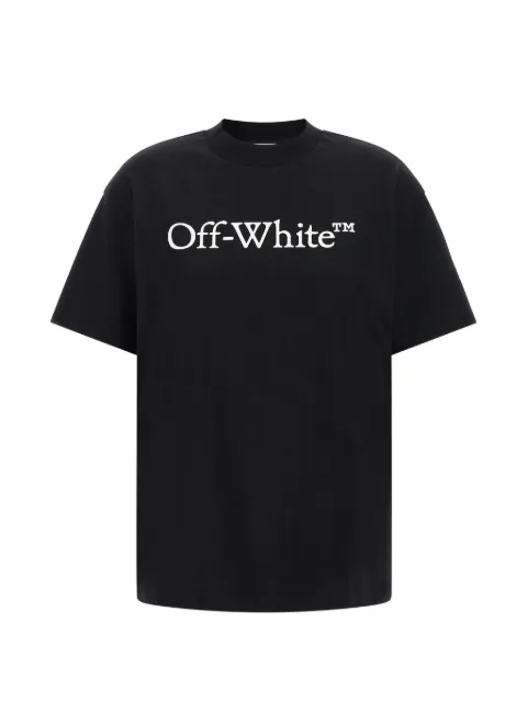 Off-White Big Logo Bookish logo-print T-shirt