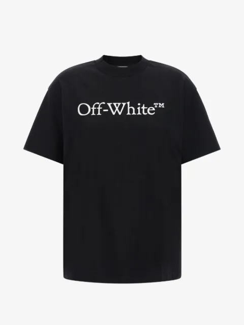 Off-White Big Logo Bookish logo-print T-shirt