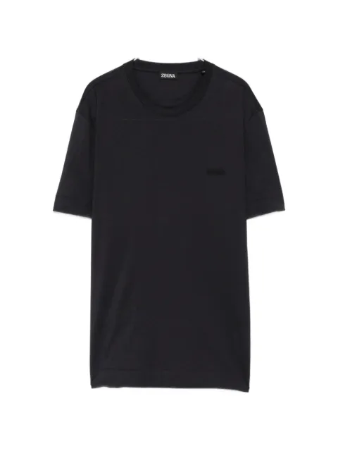 Zegna embroidered-logo T-shirt