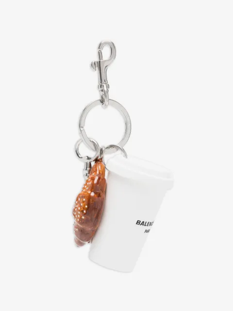 Balenciaga coffee-cup keyring