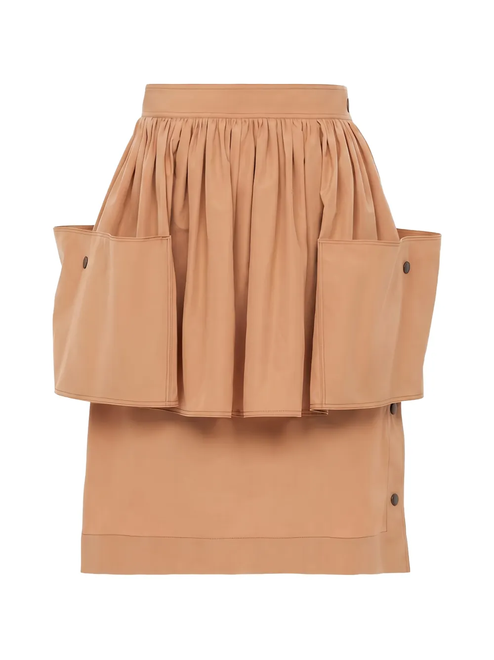Chloé layered cotton midi skirt - Nude