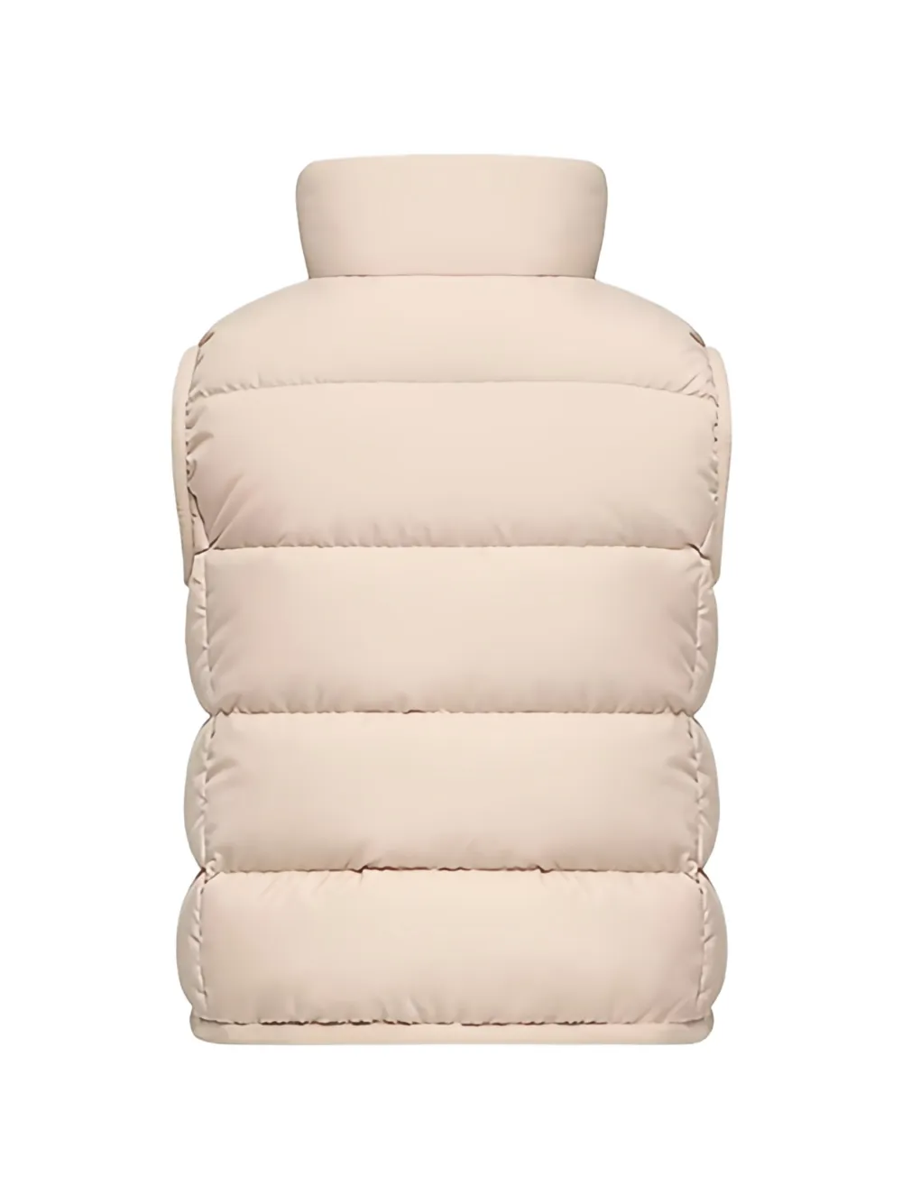 Moncler Enfant Badia bodywarmer met logo-patch Beige