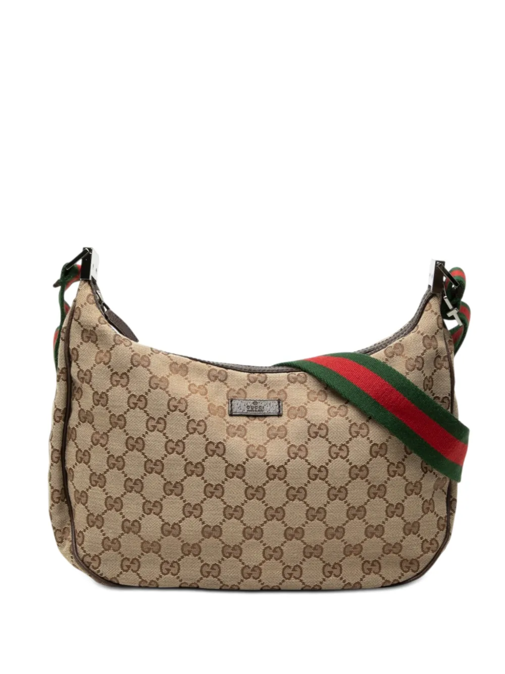 Gucci Pre-Owned 2000-2015 GG Canvas Web crossbody bag - Toni neutri
