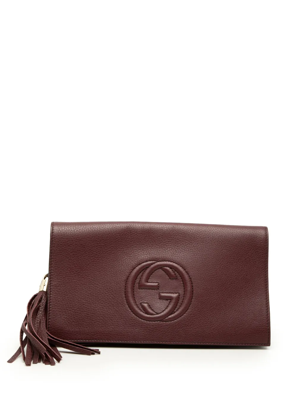 Gucci Pre-Owned 2000-2015 Calfskin Soho Disco clutch bag - Rosso