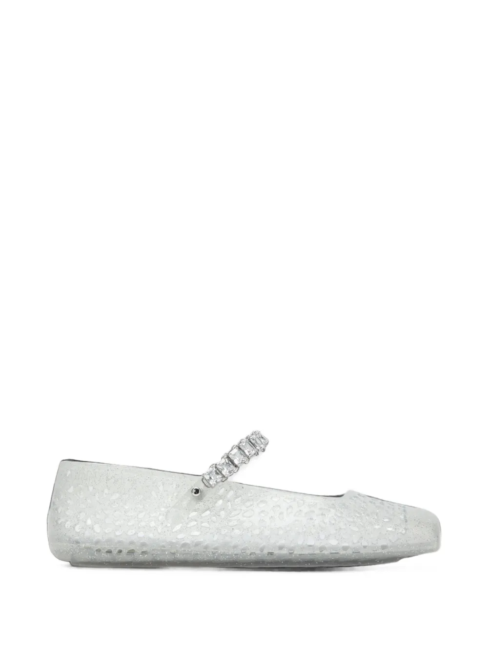 Jimmy Choo The Jelly Ballet Flats In Multi