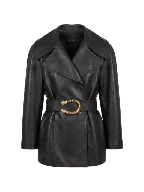Gucci Dionysus leather jacket
