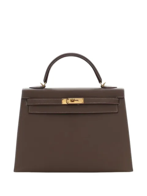 Hermès Pre-Owned bolsa satchel Kelly II Sellier 32 de piel Epsom 2015