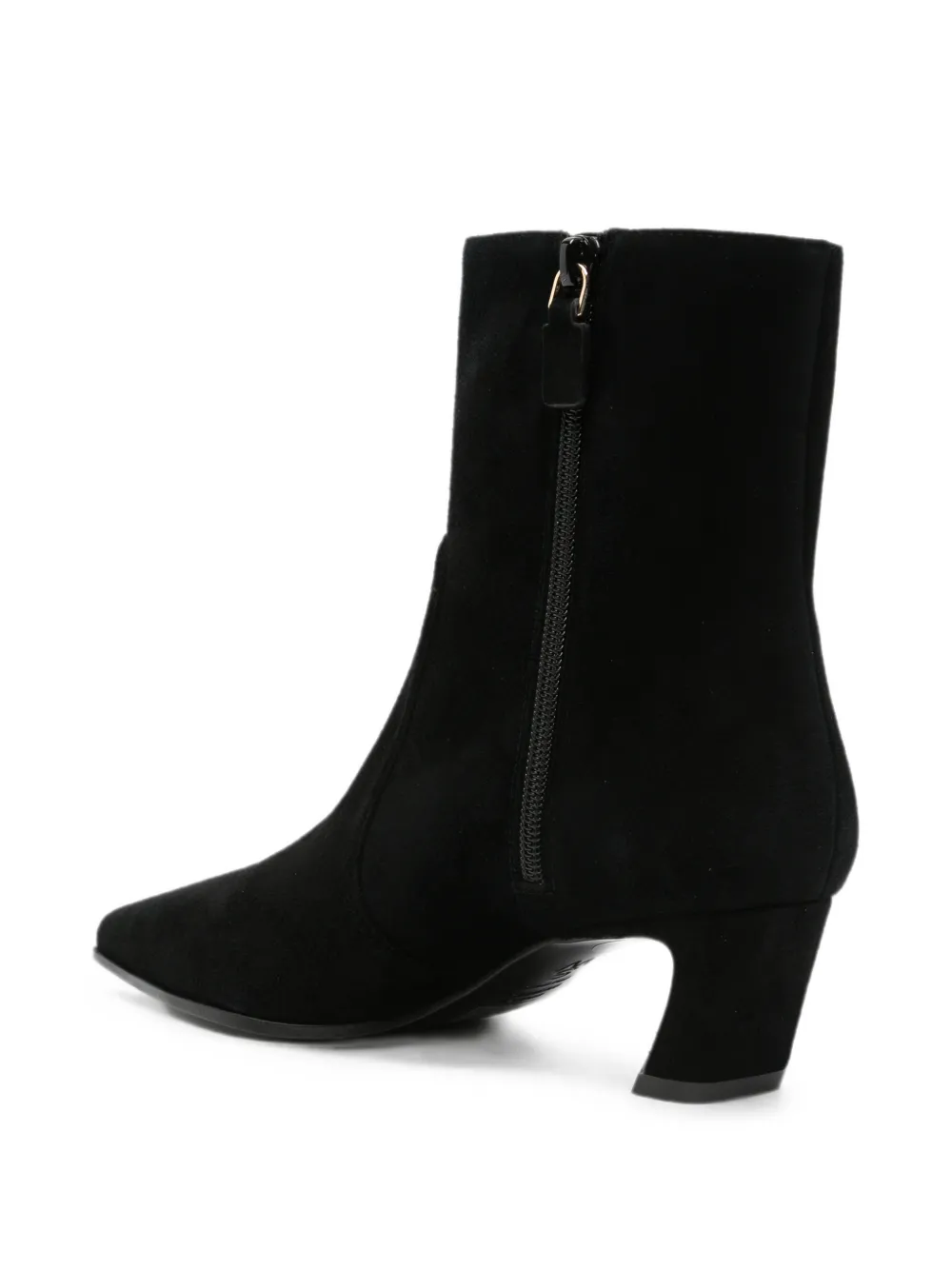 Stuart Weitzman suede ankle boots Zwart