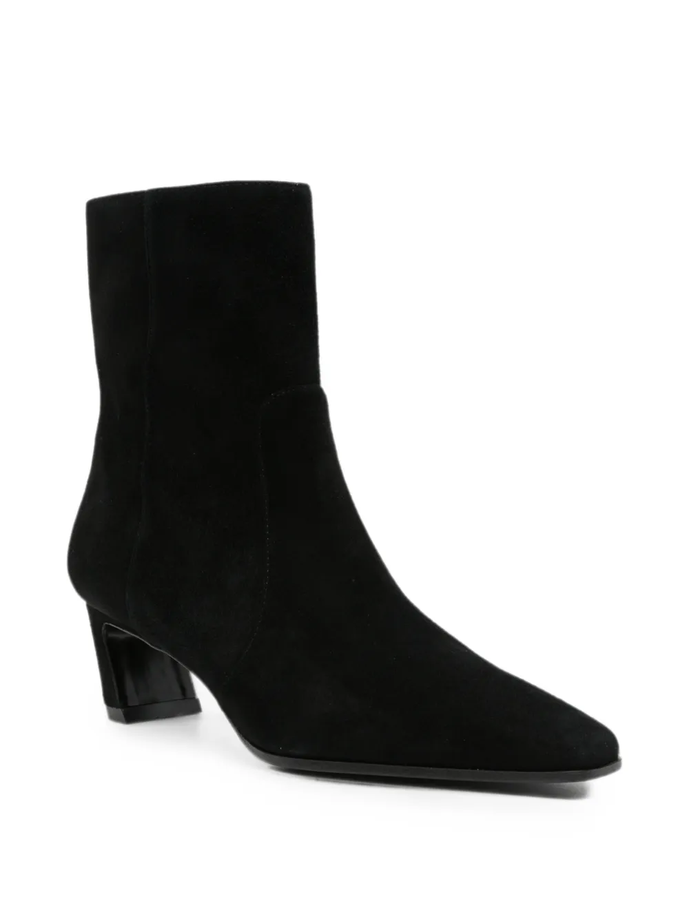 Stuart Weitzman suede ankle boots Zwart