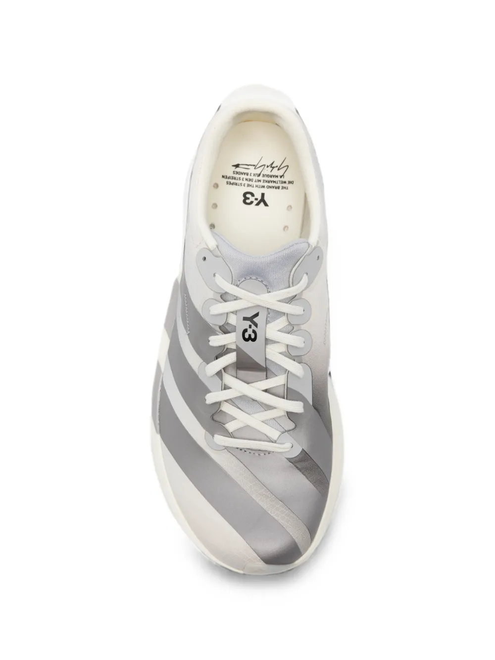 Y-3 Adios 9 logo-print sneakers Wit