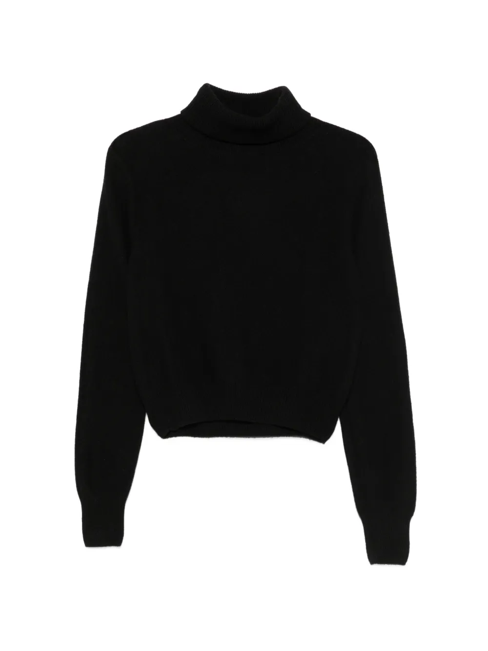 Baserange roll-neck ribbed-trim sweater - Schwarz