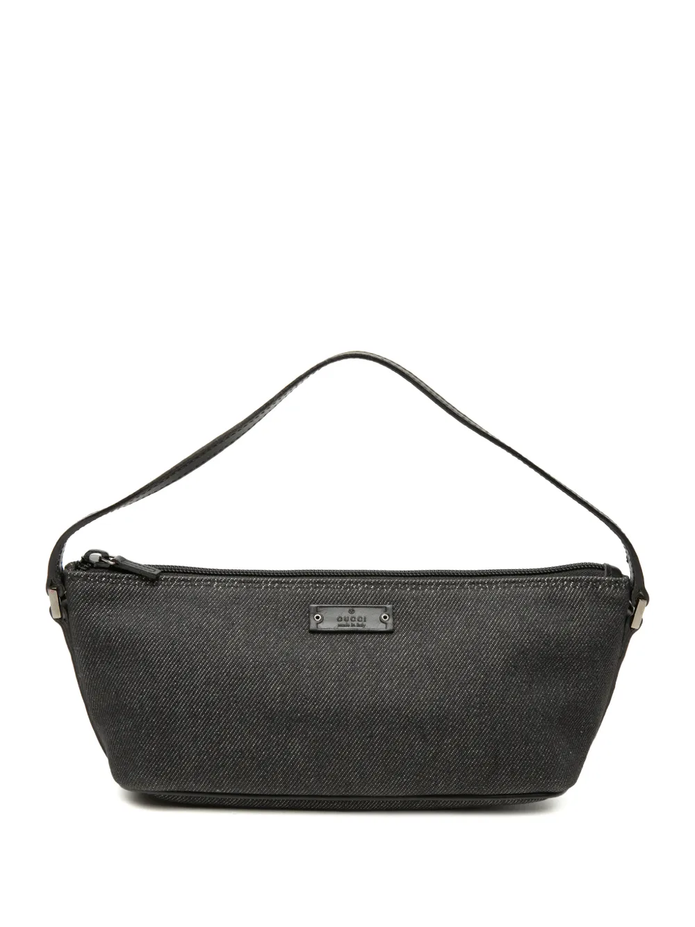 Gucci Pre-Owned 2000-2015 Denim Boat shoulder bag - Nero