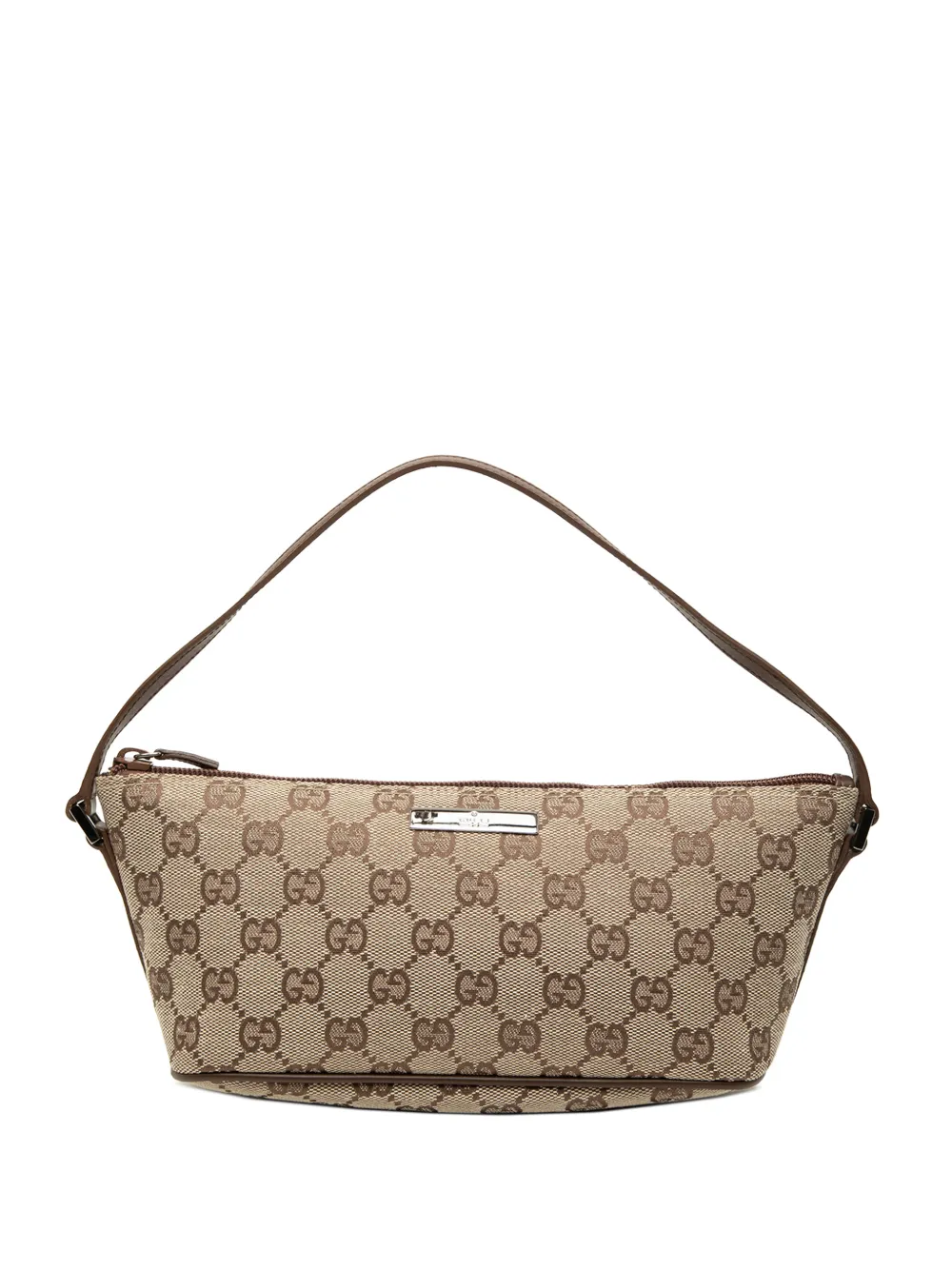 Gucci Pre-Owned 2000-2015 GG Canvas Boat shoulder bag - Toni neutri