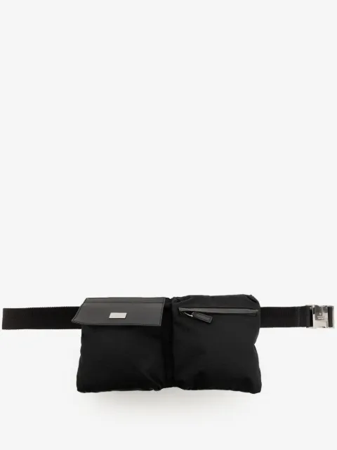Gucci Pre-Owned cangurera de nylon con doble bolsillo 2000-2015