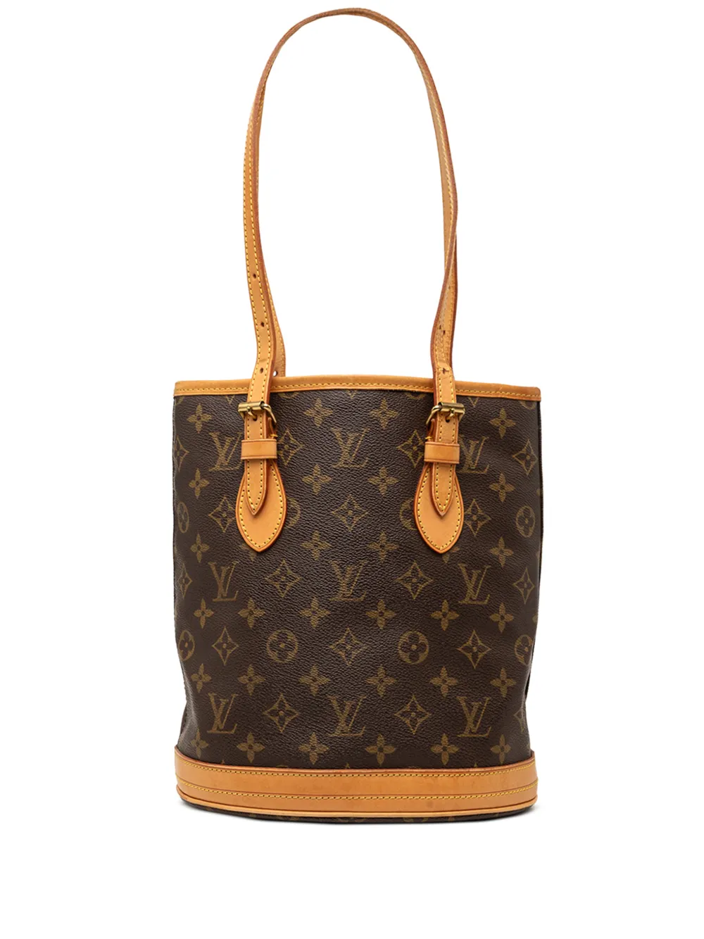 Louis Vuitton Pre-Owned 2001 Monogram Petit Beuteltasche - Braun