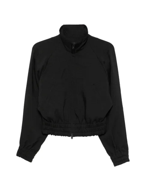 Y-3 button-detail elasticated-waist jacket