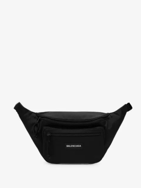 Balenciaga logo-patch zip-fastening belt bag