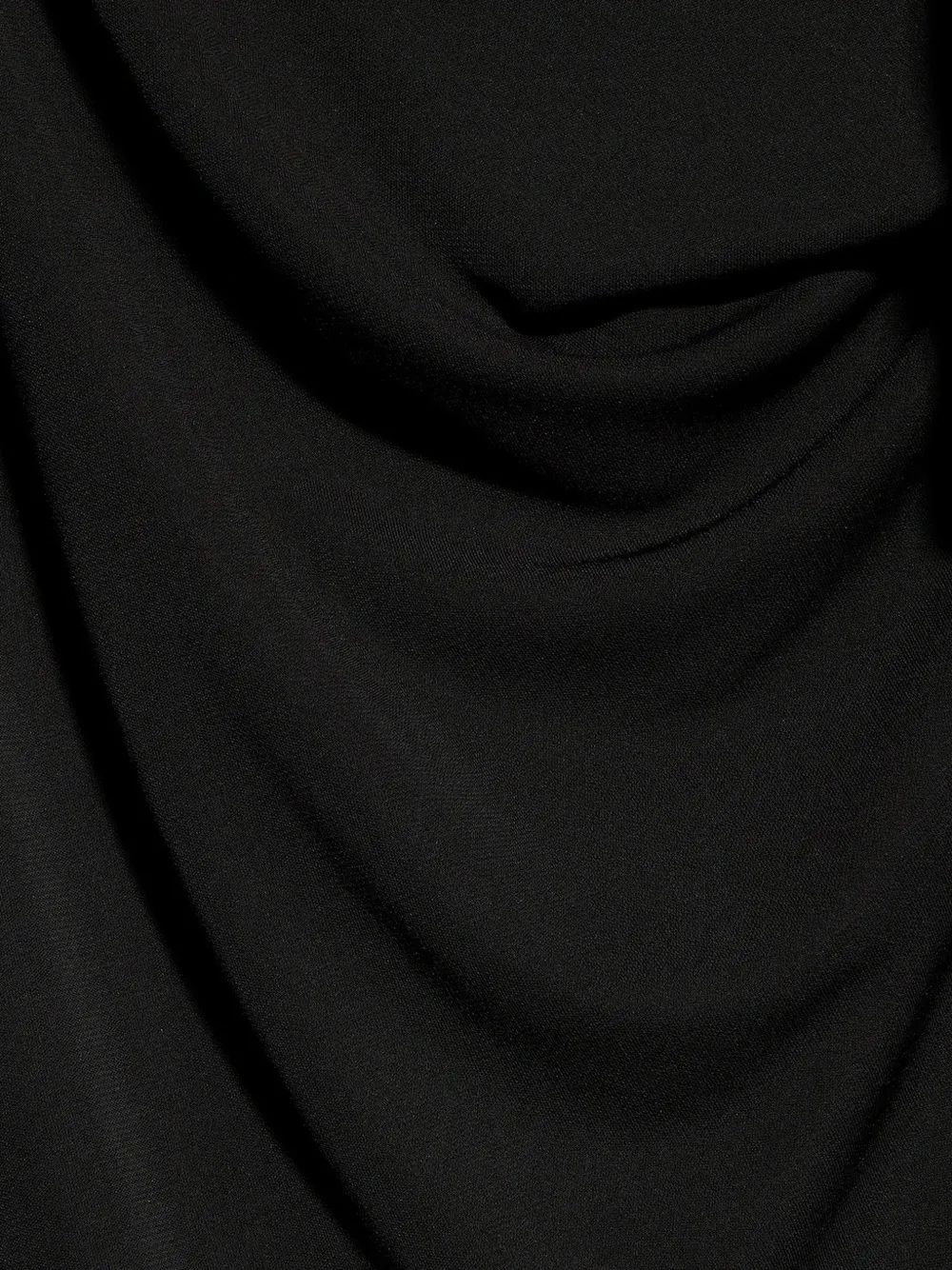 Gucci Asymmetrische maxi-jurk Zwart