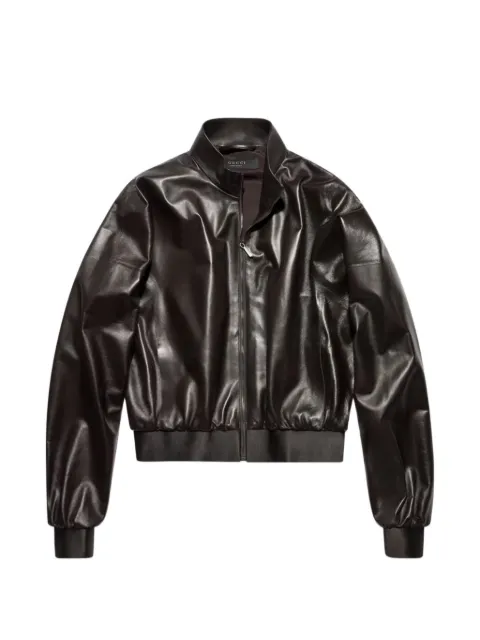 Gucci zip-up bomber jacket