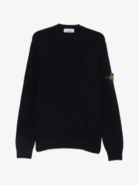 Stone Island suéter con parche del logo