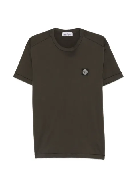 Stone Island logo-patch short-sleeve T-shirt