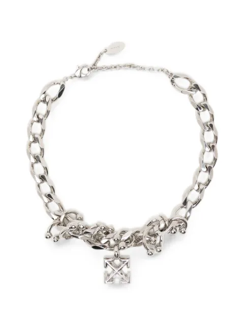 Off-White piercing arrows chain necklace