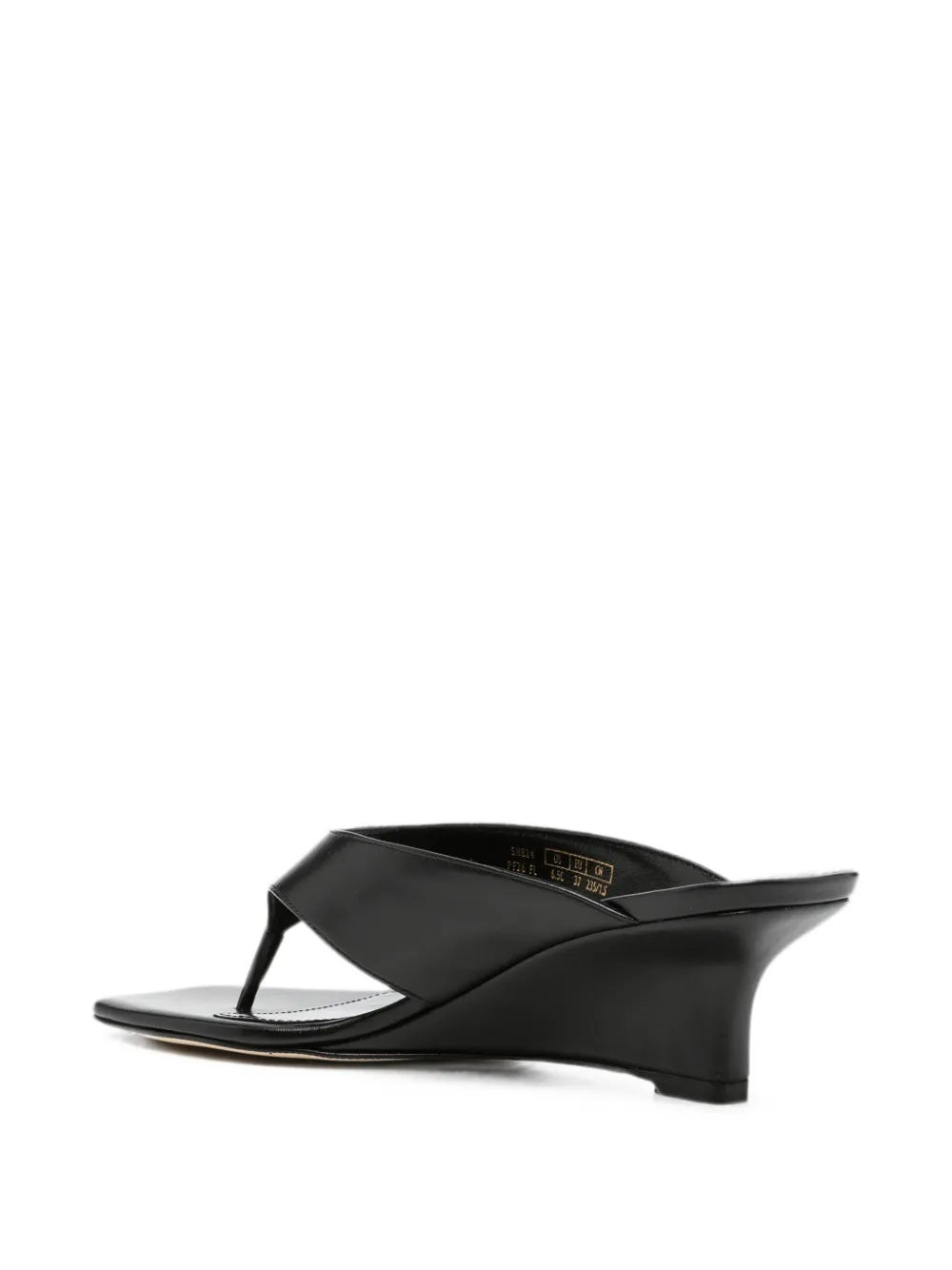 Stuart Weitzman wedge-heel sandals Zwart