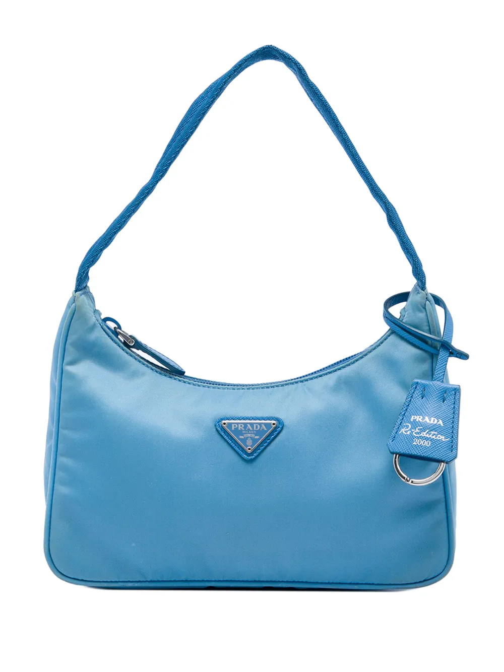 Prada Pre-Owned 2000-2013 Mini Tessuto Re Edition 2000 shoulder bag - Blu