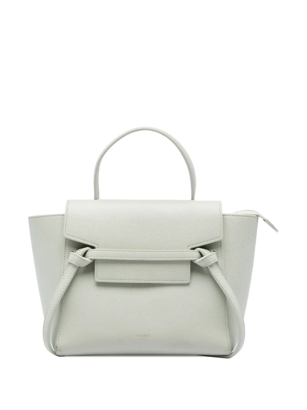 Celine Pre-Owned 2020 Nano Grained Calfskin Belt Bag satchel - Grigio