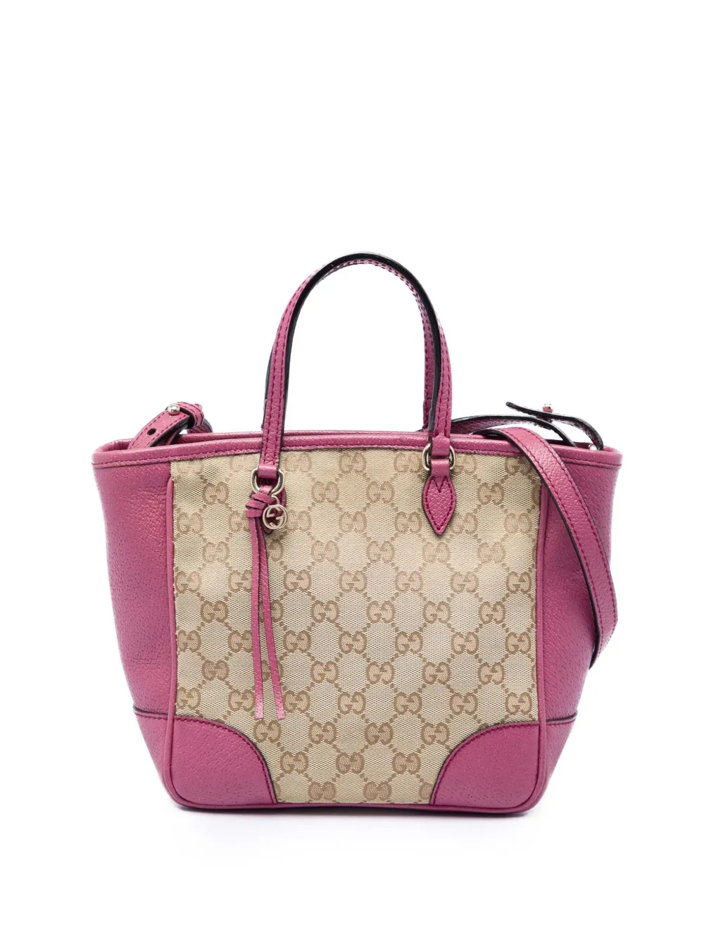 Gucci Pre-Owned 2016-2026 Small GG Canvas Bree satchel - Toni neutri