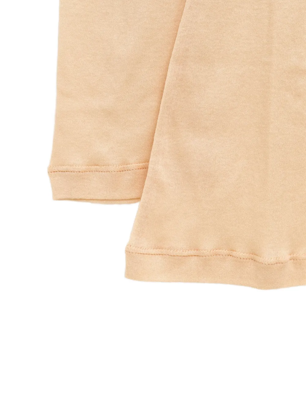 Gimaguas Bahmon mini-jurk met diepe ronde hals Beige
