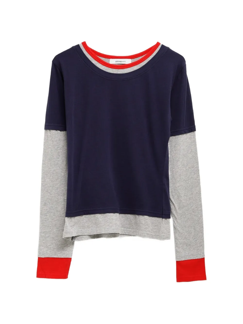 Gimaguas layered-design long-sleeve T-shirt