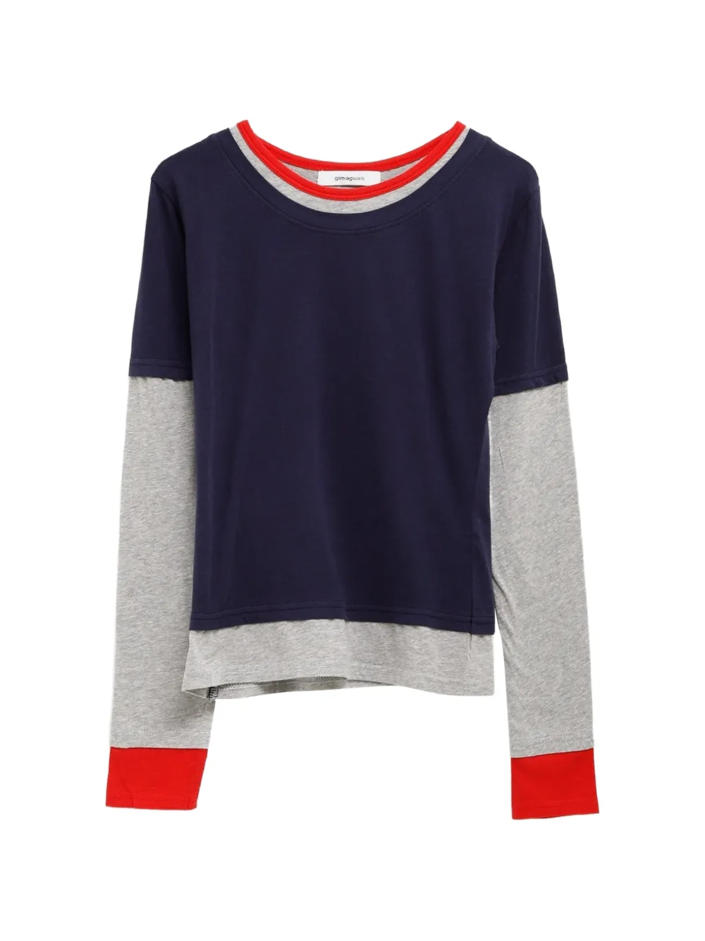 Gimaguas layered-design long-sleeve T-shirt