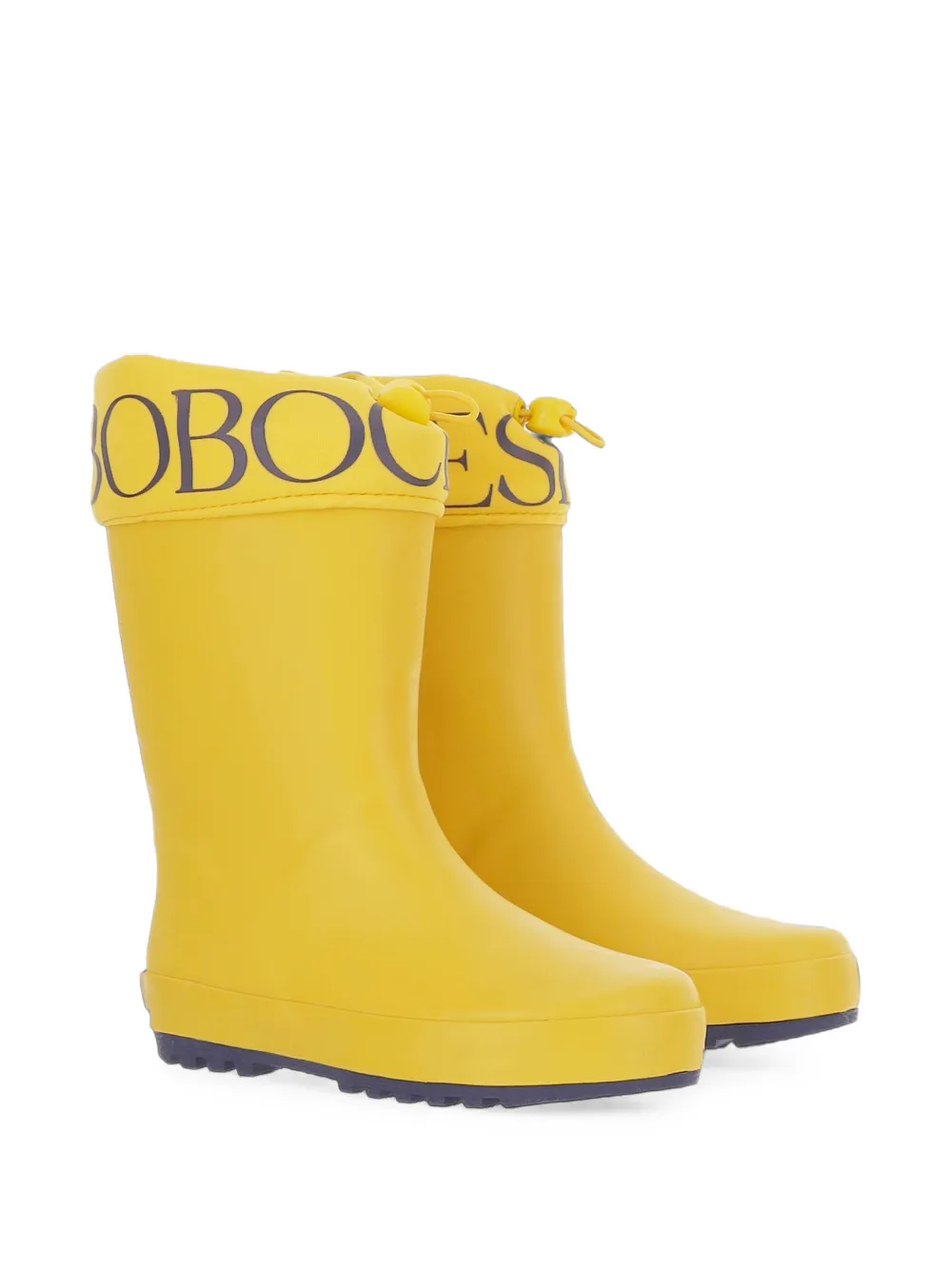 Bobo Choses logo-print rubber boots - Giallo
