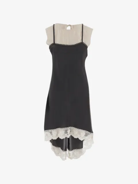 The Garment lace-trim silk dress