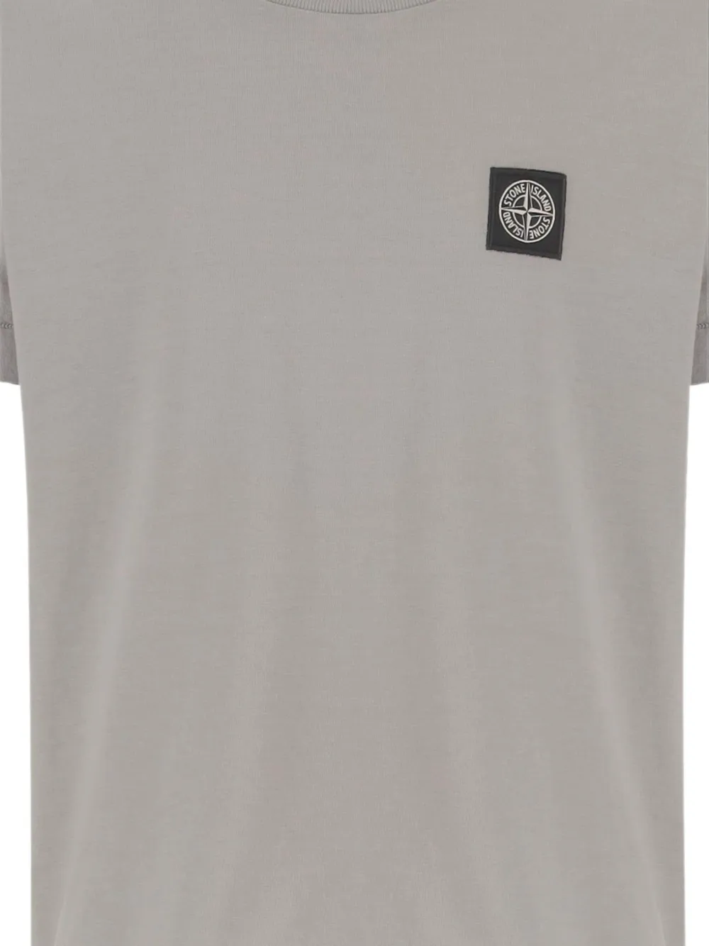 Stone Island Junior T-shirt met logopatch Grijs