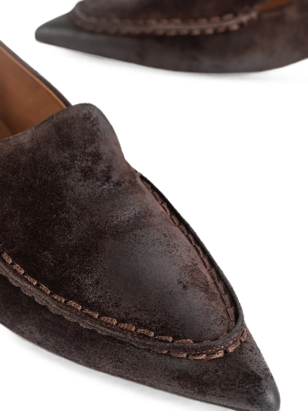 Marsèll Spino pointed-toe loafers Bruin