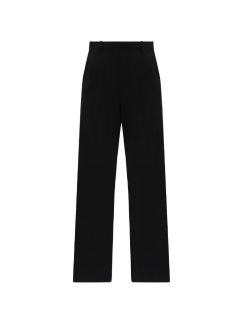 Balmain pleated wide-leg trousers