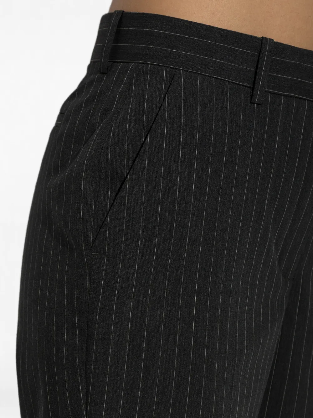IRO Kepia broek met krijtstreep Grijs