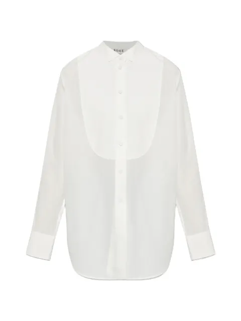 Róhe camisa holgada con pechera frontal