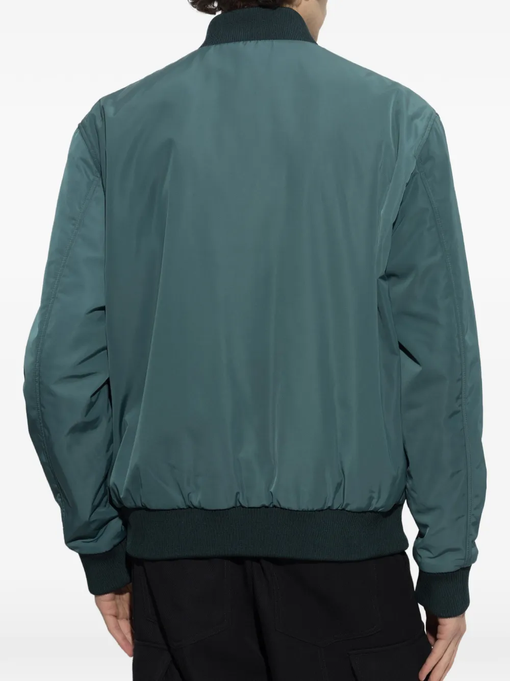 ジャケット・アウター BALMAIN cashmere knit jacket reversible Balmain logo-embroidered Reversible Bomber Jacket | Green | FARFETCH