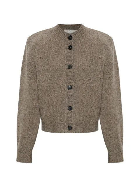 Róhe shoulder-padded cardigan