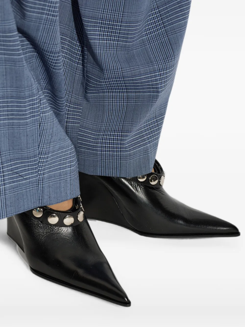 IRO Fauve pumps verfraaid met studs en sleehak Zwart