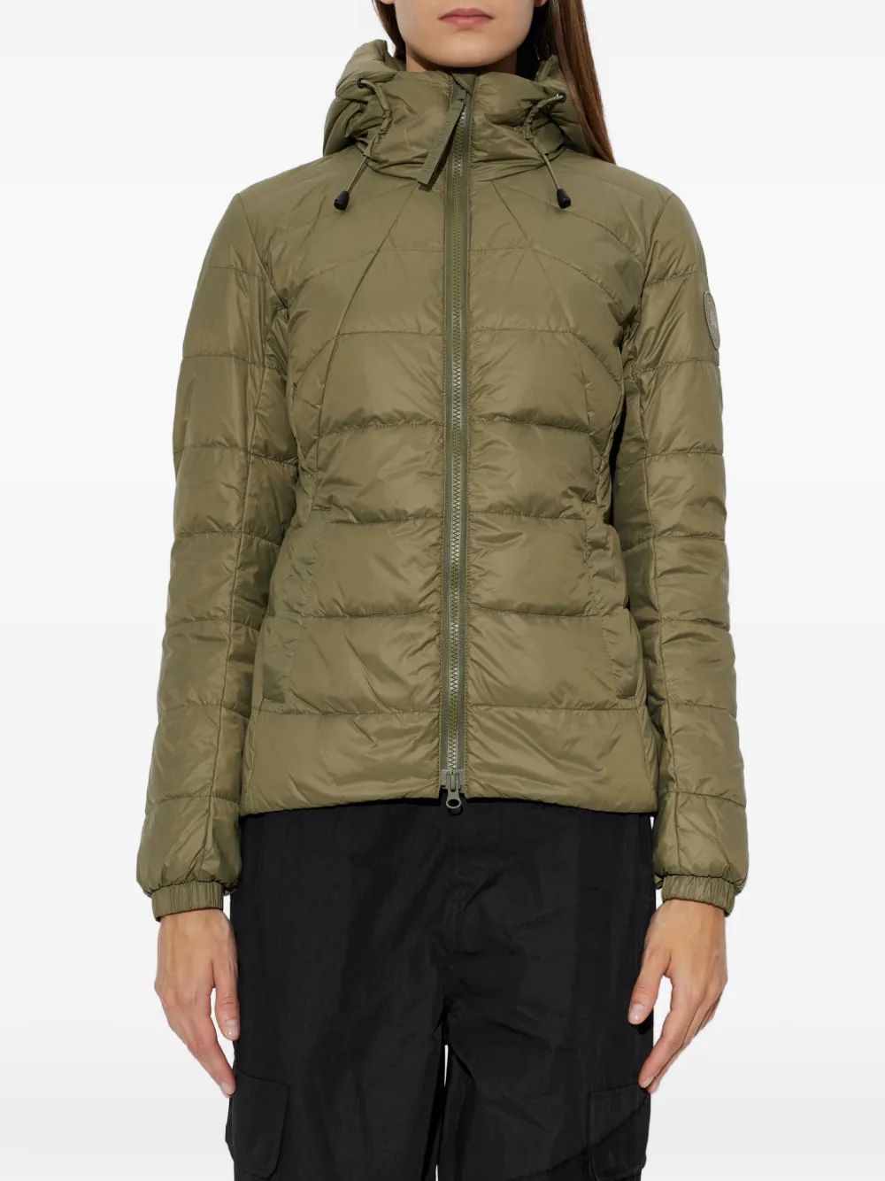 Canada Goose Abbott gewatteerd jack Groen
