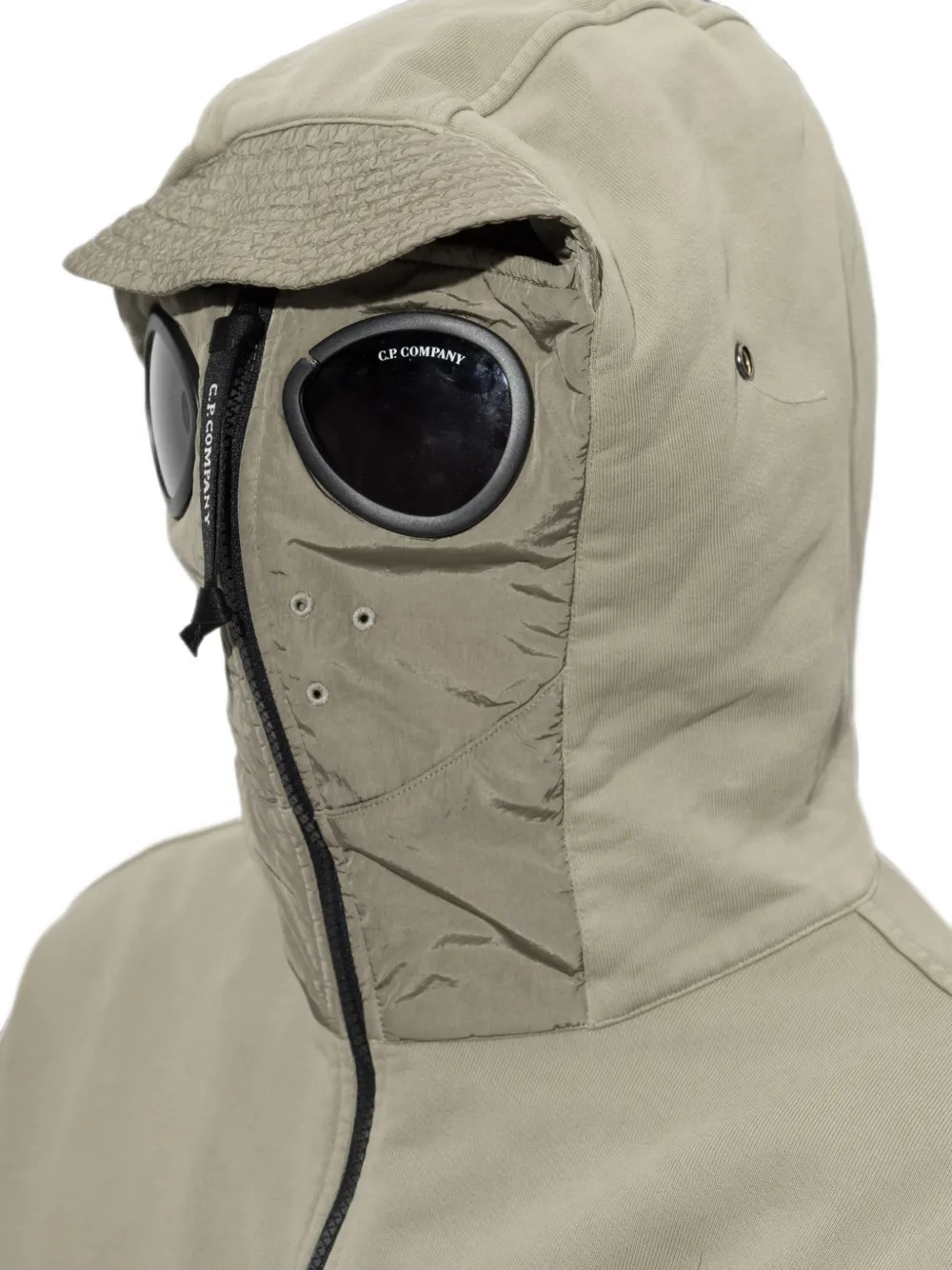 C.P. Company Hoodie met rits Beige
