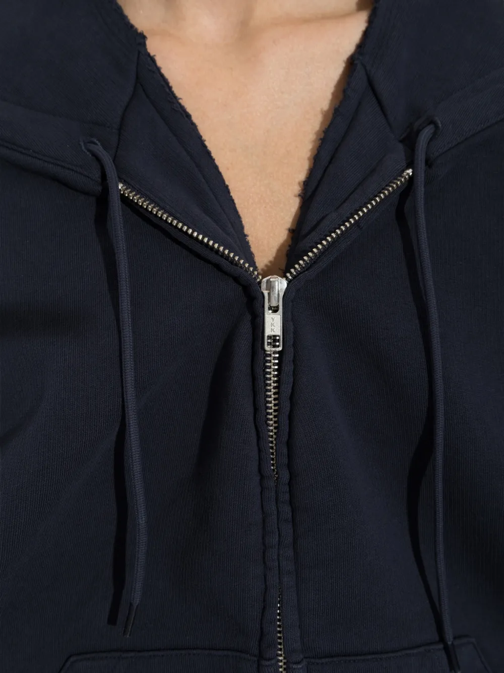 MM6 Maison Margiela Hoodie met rits en trekkoord Blauw