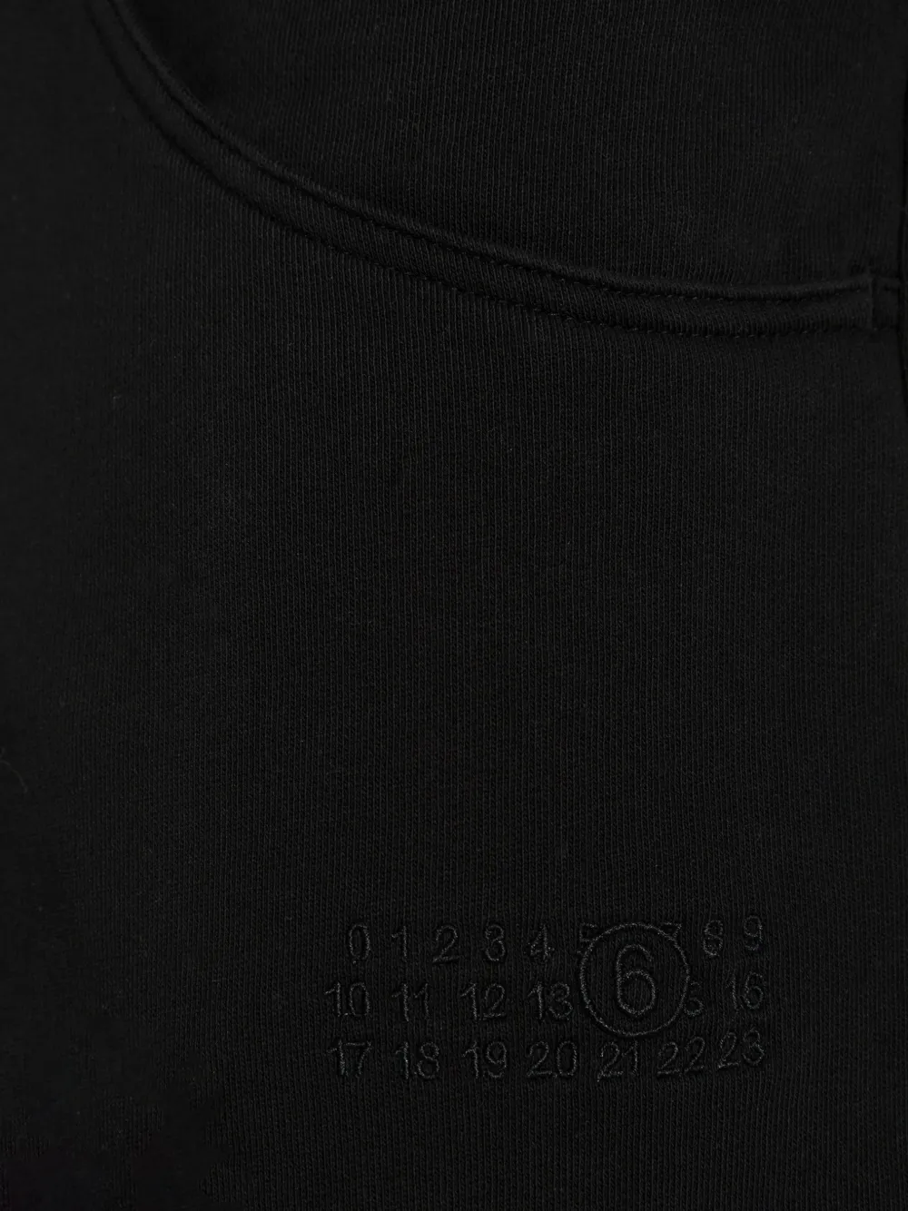 MM6 Maison Margiela Broek met wijde pijpen Zwart